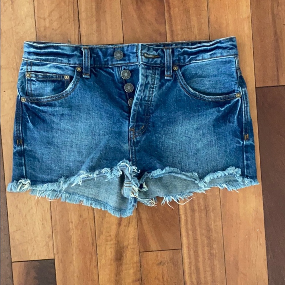 Free People size 26 denim shorts